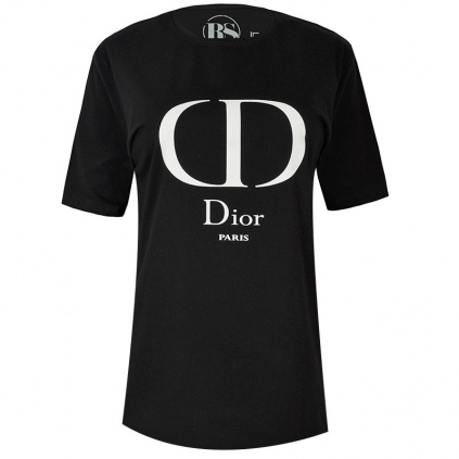 تیشرت آستین کوتاه طرح Dior زنانه