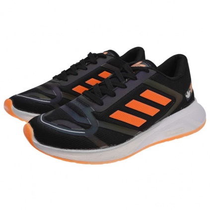 کتانی پارچه ای شبرنگ طرح Adidas زنانه 