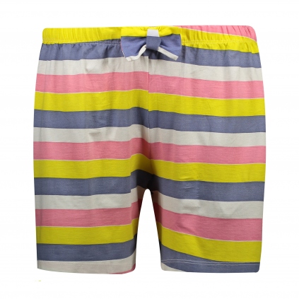 تاپ و شلوارک نخ ویسکوز راه راه زنانه