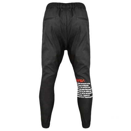 شلوار اسلش کتان دمپا کش طرح ناسا