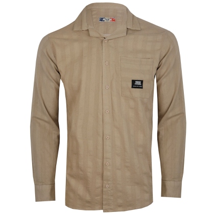 پیراهن کنفی راه راه مردانه