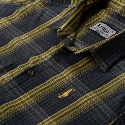 پيراهن آستين کوتاه چهارخانه مردانه