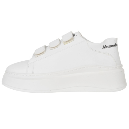 کفش طرح مک کوئین چسبی زنانه