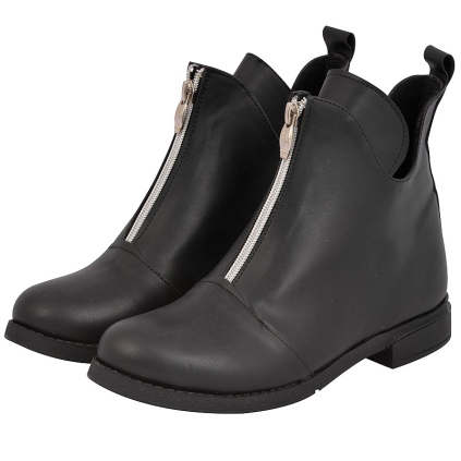 نیم بوت چرم مصنوعی زنانه