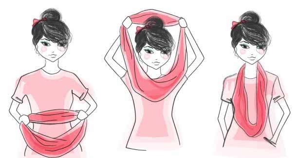 مدل ساده شال